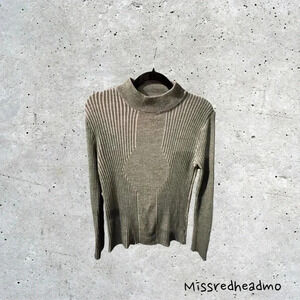 VINTAGE Michelangelo Ribbed Sweater - Large